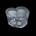 Heart Shaped Temptation Crystal Box w/ Lid